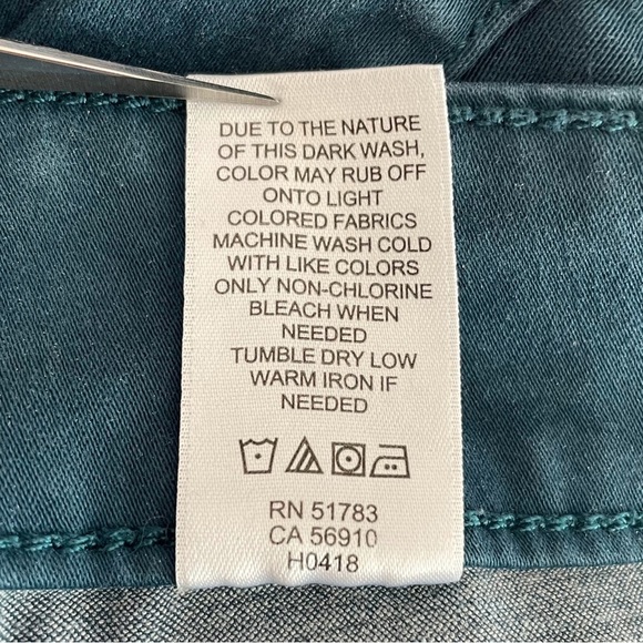 Maurice’s Teal High Waisted Jeggings Size 18W Reg (Hemmed to Petite Length) - Picture 14 of 16